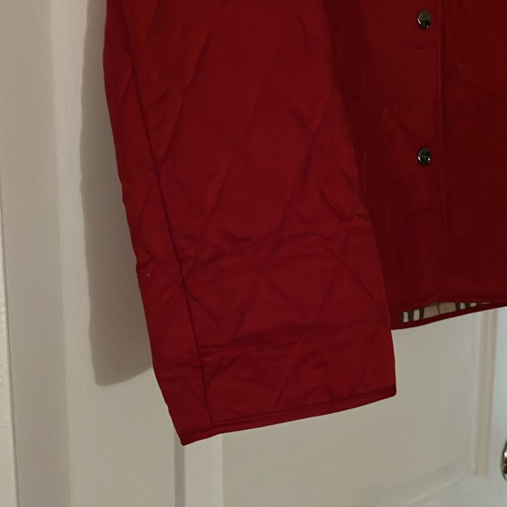 Burberry Quilted Red Jacket - Picture 12 of 12
